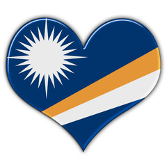 Coração com a bandeira das Ilhas Marshall