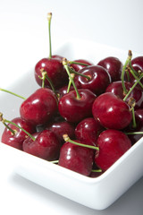Cherries in a bowl