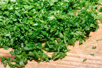 Naklejka premium petersilie parsley