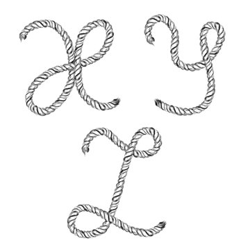 Ropes lettering