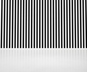 stripy wall