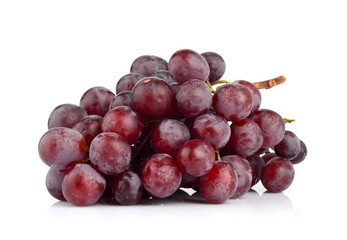 Bunch of grapes isolated on white