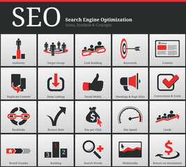 SEO Icons and Symbols