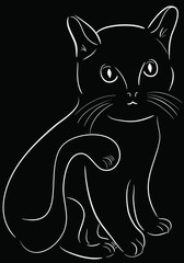 Lineart cat