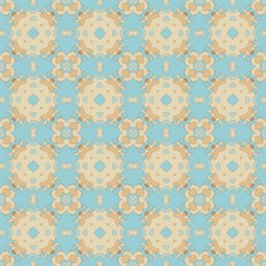 Seamless Colorful Retro Pattern Background