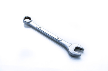 Stainless Steel Wrench close up