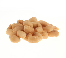 Fototapeta premium Peanuts isolated on white background