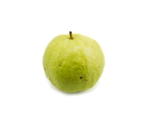 Guava on white background