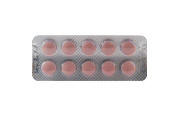 Medicine tablet in blister pack