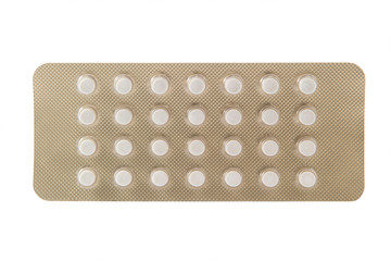 Twenty eight tablet in blister pack