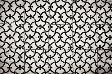 grunge background with oriental ornaments .