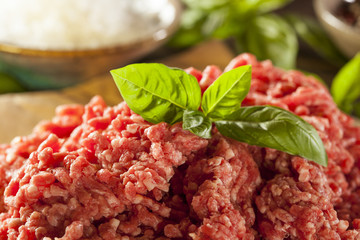 Organic Raw Grass Fed Ground Beef