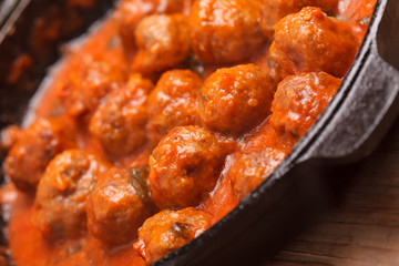 Meat balls with tomato sauce