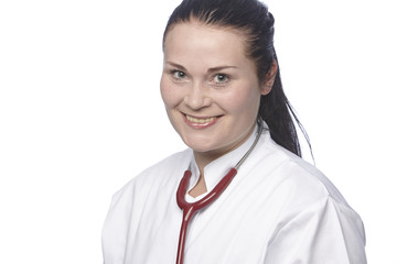 Krankenschwester mit Stethoskop