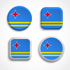 Aruba flag buttons
