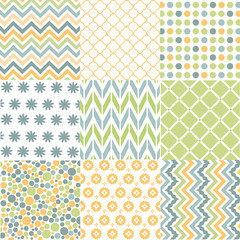 seamless patterns with fabric texture