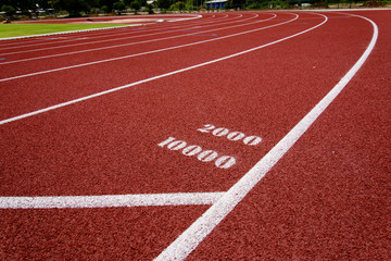 red race for running