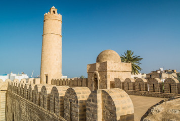 old houses in medina in Sousse, Tunisia