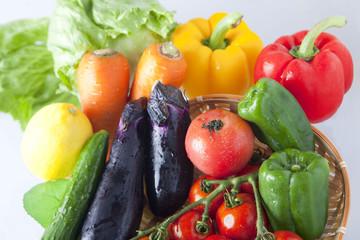 新鮮野菜の集合