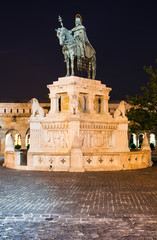 Fototapeta na wymiar Statue of St Istvan, Budapest