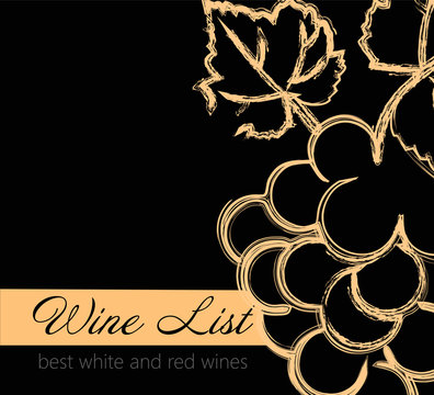 Wine list label