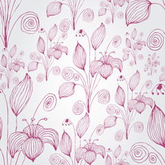 Seamless floral background