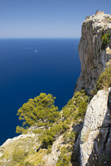 Cape Formentor in the Coast of North Mallorca