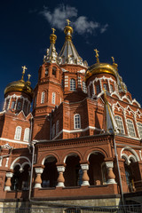 Fototapeta na wymiar Sacred Mikhaylovsky Cathedral