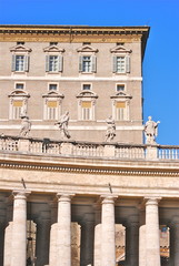 Fototapeta na wymiar Plac Świętego Piotra - Watykan - Rzym