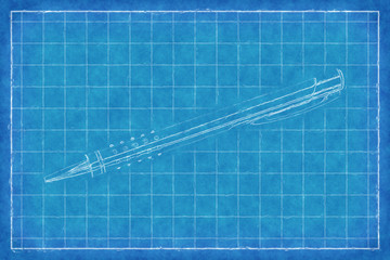 Pen - Blue Print