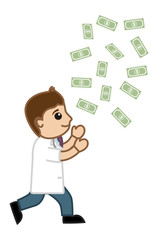 Money Rain - Doctor & Medical Character Concept