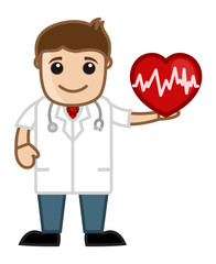 Cardiologists - Doctor & Medical Character Concept