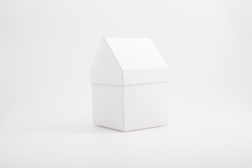 White house on white background