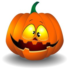 Funny Halloween Pumpkin Cartoon-Zucca Buffa