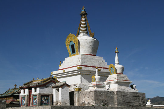 Un stupa du monast&egrave;re Erdene Zuu