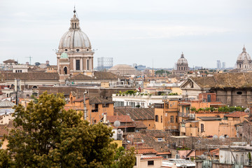 Obraz na płótnie Canvas Panoramic view of Rome