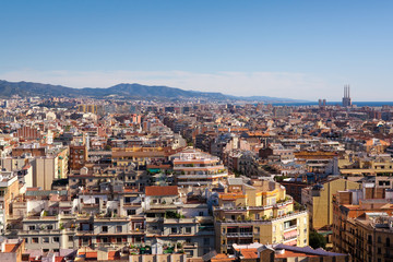 Fototapeta premium Barcelona landscape