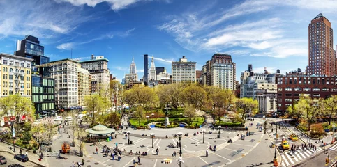 Gordijnen Union Square New York City © SeanPavonePhoto