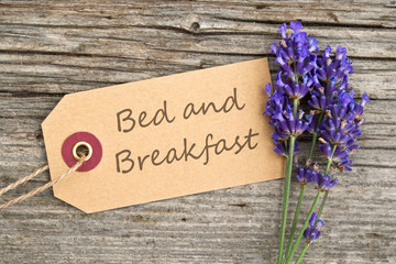 Bed and Breakfast - obrazy, fototapety, plakaty
