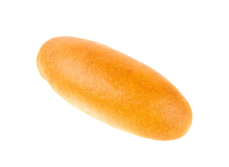 bun for hot dog isolated