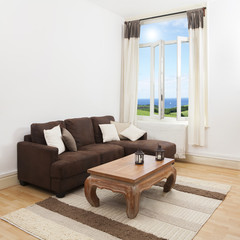 Intérieur moderne et confortable