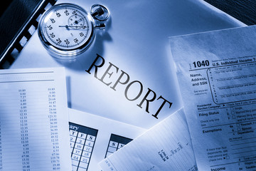 Operating budget, calendar, stopwatch and report