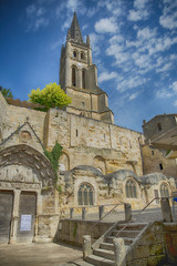 Village de Saint Emilion version HDR