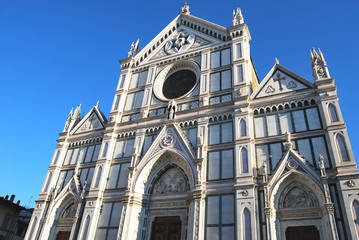 Naklejka premium The Basilica of Santa Croce - Florence - Italy - 659