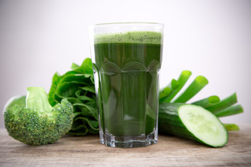 Healthy green juice