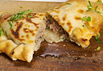 Qutab- baked Chebureki