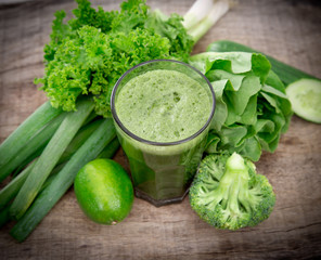 Healthy green juice