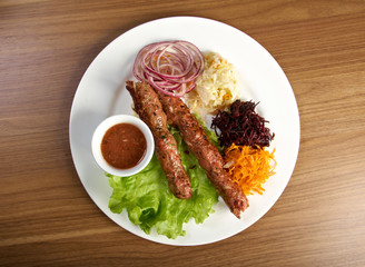 caucasian Luleh kebab