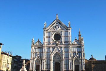 Fototapeta premium The Basilica of Santa Croce - Florence - Italy - 668