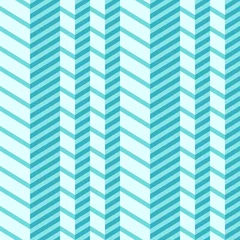 Cercles muraux Zigzag Motif plat sans couture géométrique, illusion 3d.